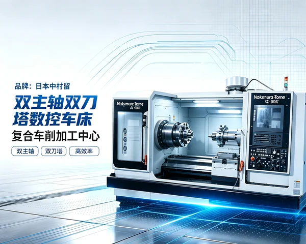 Nakamura-Tome SC-100X2 twin-spindle turn-mill center
